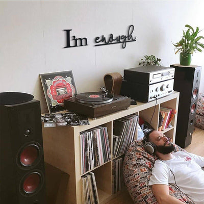 I'm Enough , Metal Wall Art , Hoagard.com