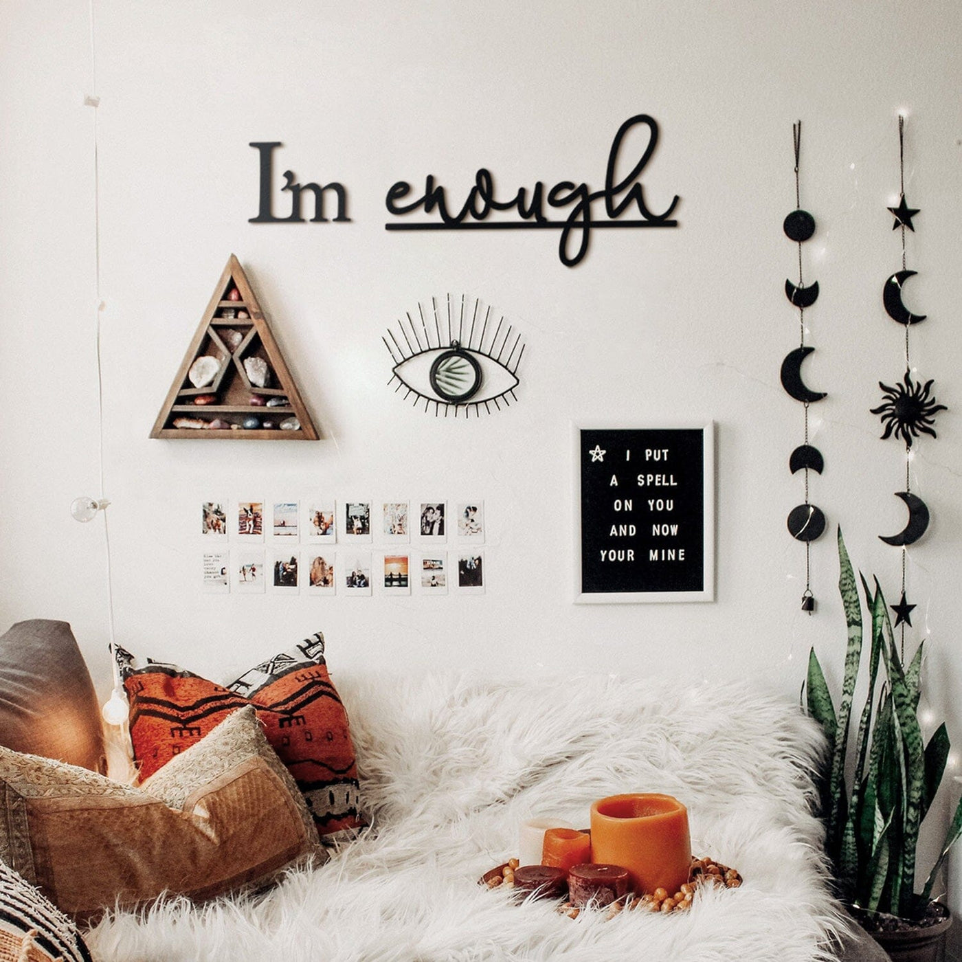 I'm Enough Metal Wall Art Hoagard 