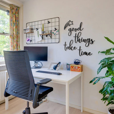 Good Things Take Time Metal Wall Art Hoagard 