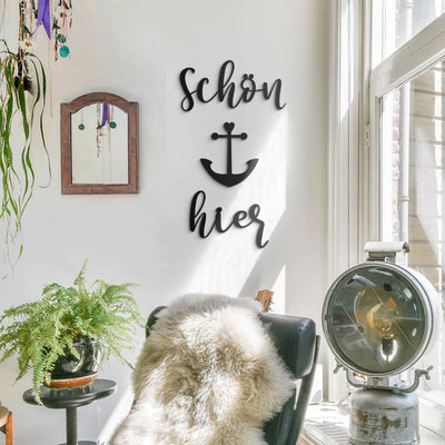 Schön Hier Metal Wall Art Hoagard 