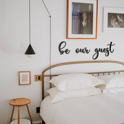 Be our guest Metal Wall Art Hoagard 