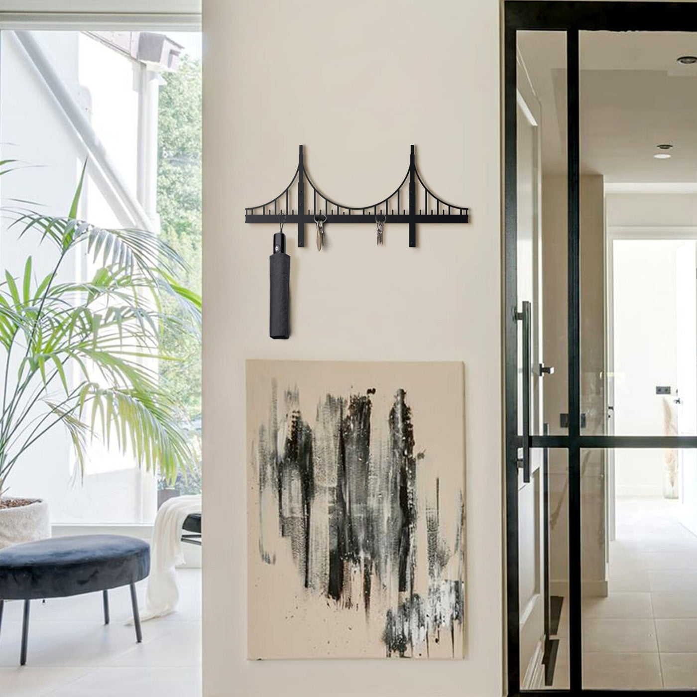 Bridge Metal Wall Hanger Metal Wall Art Hoagard 