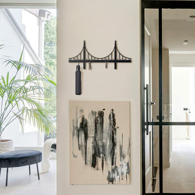 Bridge Metal Wall Hanger Metal Wall Art Hoagard 