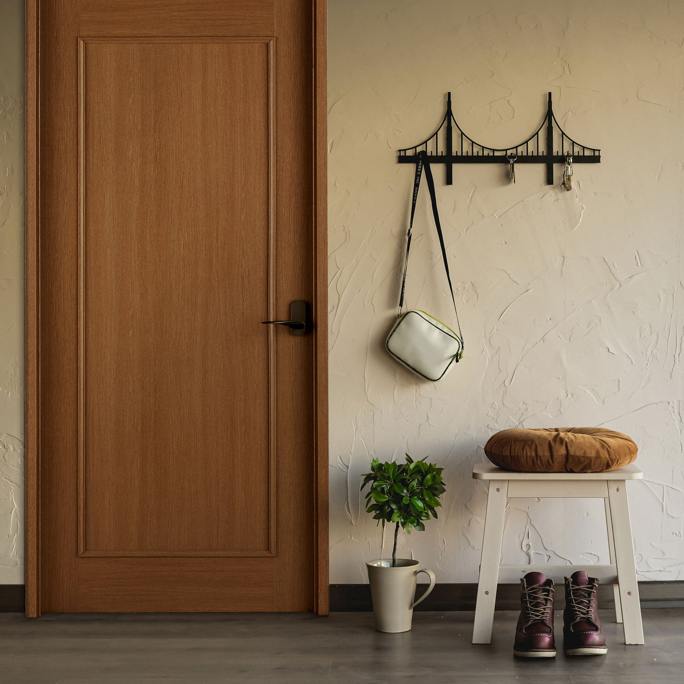 Bridge Metal Wall Hanger Metal Wall Art Hoagard 