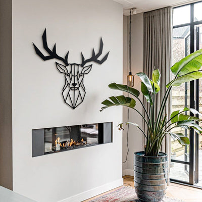 Deer Head Metal Wall Art Hoagard 