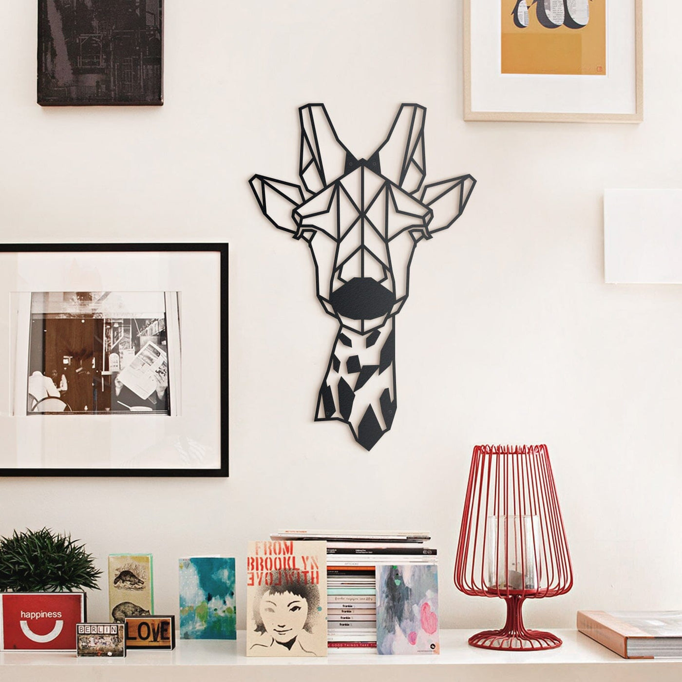 Giraffe Metal Wall Art Hoagard 