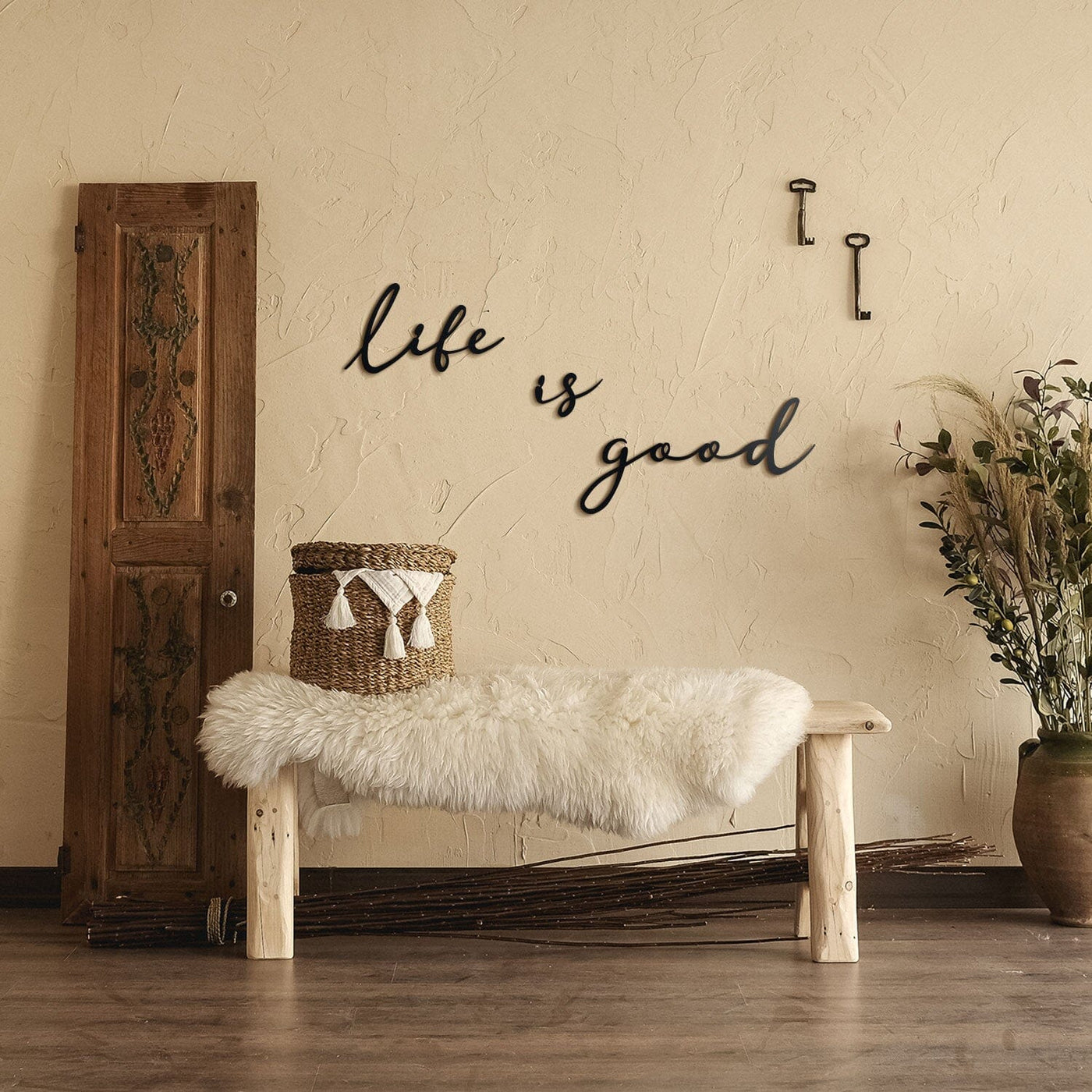 Life Is Good , Metal Wall Art , Hoagard.com