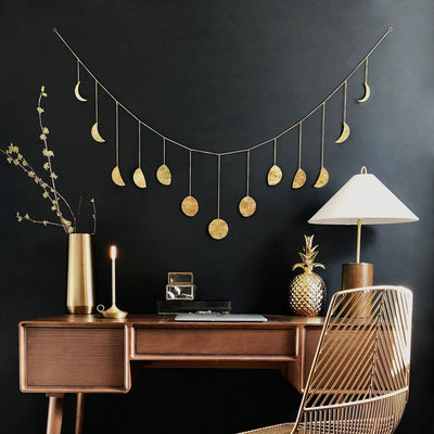 Moon Charm Metal Wall Art Hoagard 