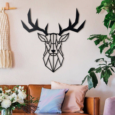 Deer Head , Metal Wall Art , Hoagard.com