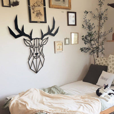 Deer Head , Metal Wall Art , Hoagard.com