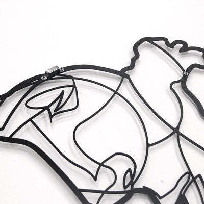 Faces of World Map , Metal Wall Art , Hoagard.com